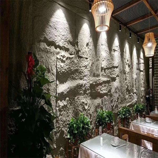 Materjal ġdid PU Wall Panels Stone PU Faux Stone Panels
